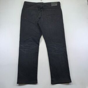 AG Jeans Everett Slim Straight Denim Mens Black Size 36x33 Adriano Goldschmied